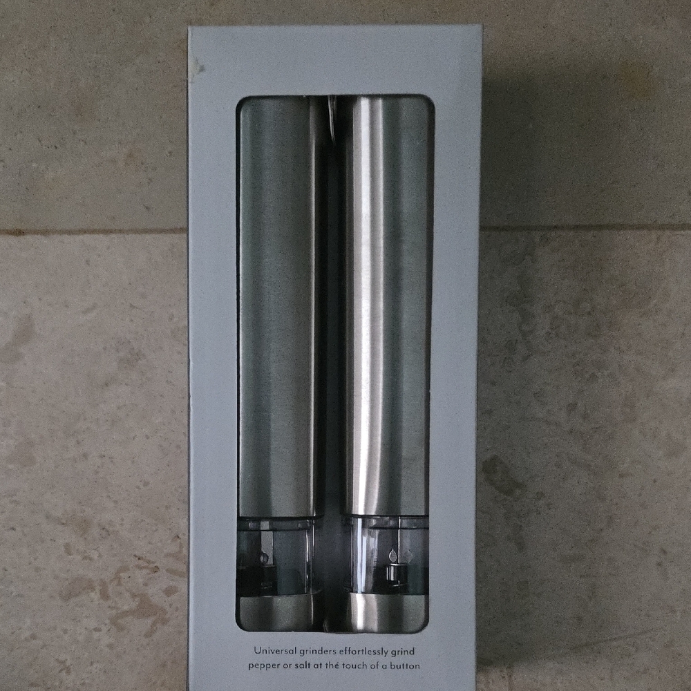 Sur La Table Stainless Steel Spice Grinder